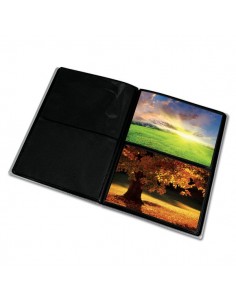 Album foto con copertine flessibili Lebez - 80 buste - 22x28,5 cm - assortiti - 2757