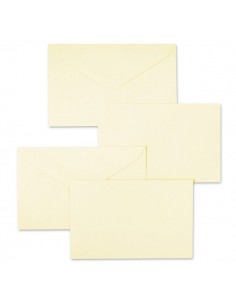 Biglietti e buste Ellebi Sadoch - 9x14 cm - avorio - 8319AVO (conf.100)