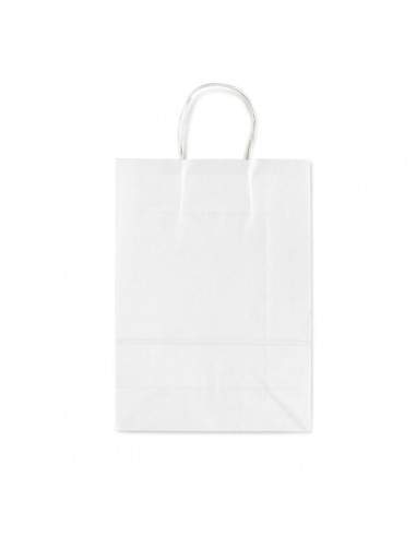 Borse in carta con manico ritorto Rex Sadoch - bianco - 16x8x21 cm - SDS16BIA (conf.25)