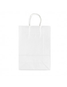 Borse in carta con manico ritorto Rex Sadoch - bianco - 22x10x27 cm - SDS22-BIA (conf.25)
