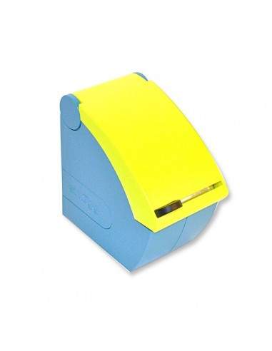 Dispenser per cerotti Soft Next PVS - azzurro/giallo - DIS015