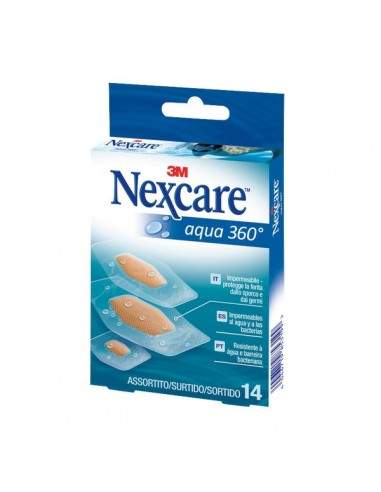 Cerotti Nexcare - Idro repellente - 14 cerotti - assortito - 65211 (conf.14)