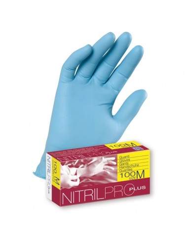 Guanti monouso in nitrile NITRIL PRO PLUS Icoguanti - M - DPI 3 cat. - ESNP M (conf.100)