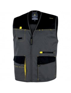 Gilet da lavoro Delta Plus - grigio/giallo - XL - DMGILGJXG