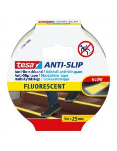 Nastro antisdrucciolo Tesa - 5m x 25 mm - fluo - 55580-00000-11