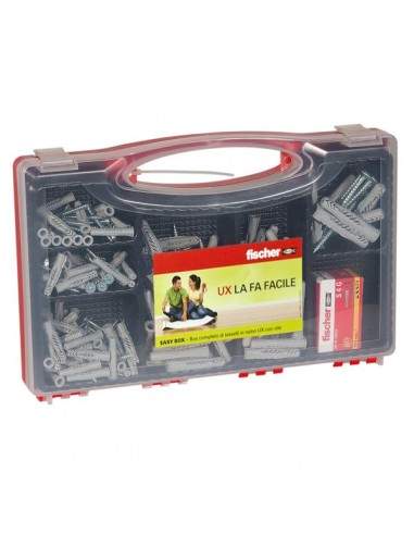 Valigetta kit fissaggi Easy Box Fischer - assortiti - 513433