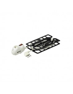 Multipresa da scrivania Bticino - 16A - 1 10A/schuko + 2 10/16A - 5 m - bianco - 3635DB