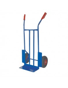 Carrello portacasse con ruote pneumatiche Serena Group - blu - 57x46x116 cm - 300 kg - HT 300