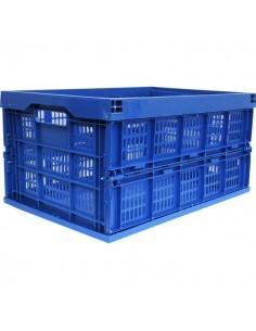 Cassetta pieghevole Viso - 20kg - 45 l - 535x360x280 mm - BP223BL