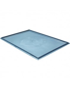 Coperchio per contenitore in polipropilene a norma europea Viso - 40x60x2 cm - E6401