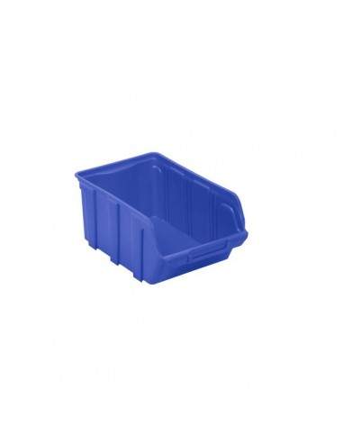 Contenitori Sovrapponibili Viso - Contenitore - Blu - 10 L - 21x33,5x17,5 cm  - TEKNI4B