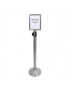 Display  per colonnina separa code Securit - RS-SIGN-A4- RS-SIGN-A4-PS