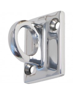 Attacco a muro per colonnina separacoda Securit - acciaio - 3,5x3,5 cm - RS-CLWH-CH