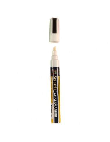 Pennarelli a gesso liquido Securit - 2-6 mm - bianco - SMA510-WT