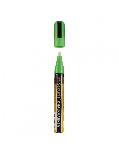 Pennarelli A Gesso Liquido Securit  - 2-6 mm - Verde - SMA510-GR