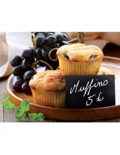 Targhe scrivibili Securit Tag nero con pennarello Securit - 13