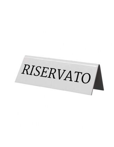 Segnaposto riservato set da 5pz Securit TN-RES-IT-WT (conf.5)