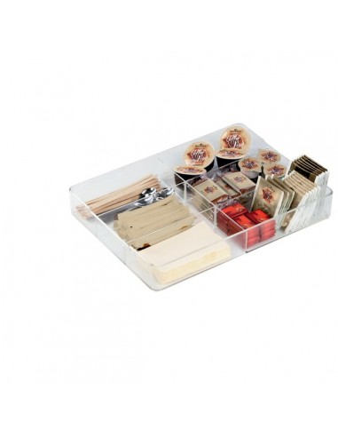 Organizer cassetto 6 scomparti "Coffee Point" Durable - 7,9x7,9x10 cm - 3388-58