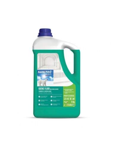 Detergente profumato per pavimenti Sanitec - 5 Kg - mela verde e bacche - 1437