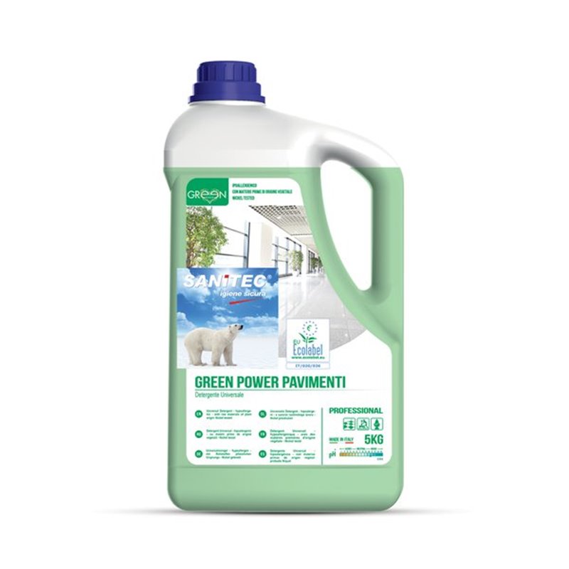 Detergente ecologico per pavimenti Sanitec - 5 Kg - 3105