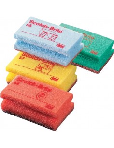 Spugna antigraffio Scotch-Brite® - rosso - 130x75x40 mm - 56413 (conf.10)