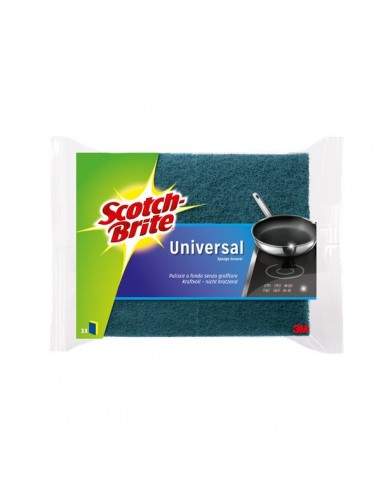 Spugna per stoviglie Scotch-Brite® antigraffio - gialla/blu - 130x75x40 mm - 56573/50525 (conf.2)