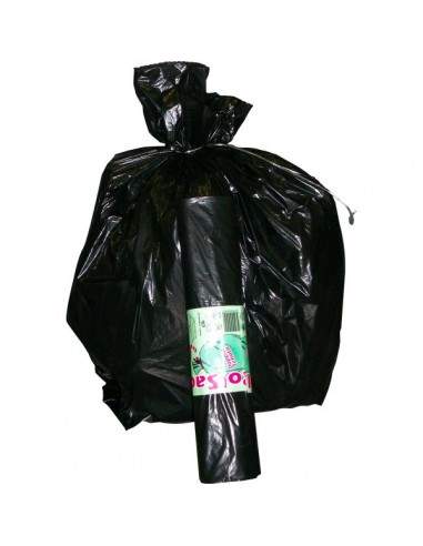 Sacchi per immondizia Cagliplast - 50x60 cm - 30 l - 16 µm - nero - 10240 (conf.20)