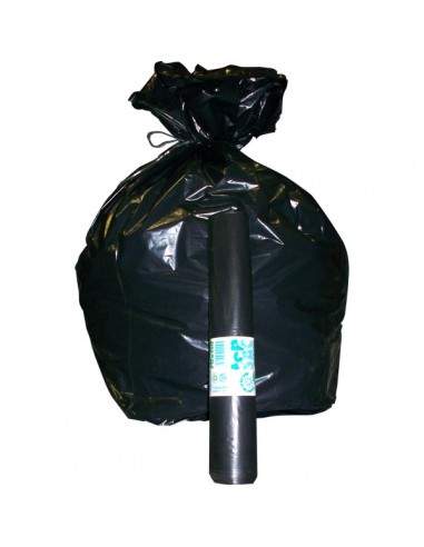 Sacchi per immondizia Cagliplast - 85x120cm-130l-60µm -nero fondo piatto antigoccia- 10087 (conf.20)