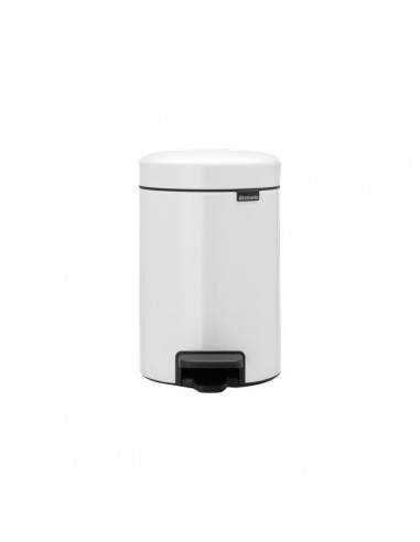 Pattumiere a pedale Brabantia - 5 litri - 20,5x27,2x29,1 cm - bianco - 112126