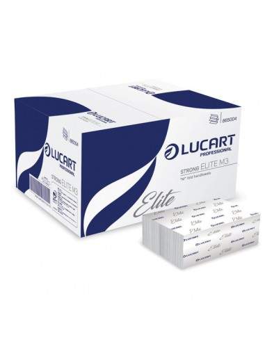 Asciugamani intercalati Lucart - M - pura cellulosa - 32x22,5 cm - 3 - 125 - 865004R (conf.15)