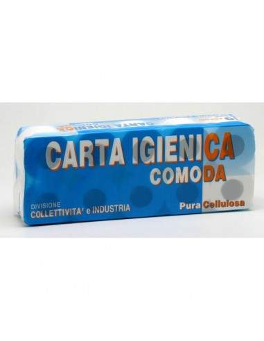Carta igienica Lucart - Pura cellulosa - 2 veli - 155 strappi - 811553 (conf.10)