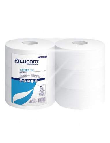 Carta igienica pura cellulosa Maxi jumbo Lucart - 2 veli - 360 m 812102 (conf.6)
