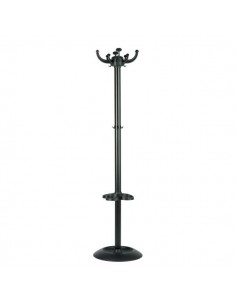 Appendiabiti Unisit - nero - 8+4 appendini - 176 cm - 40 cm - APUJOLN