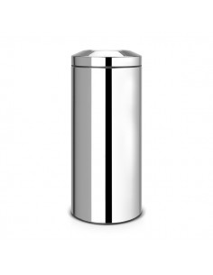Cestino ignifugo Flameguard Brabantia - 29,5x31,8x68,5 cm - 30 l - Inox lucido - 287527