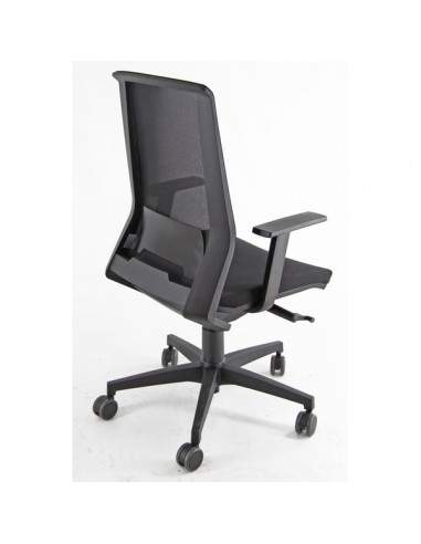 Sedia semidirezionale ergonomica Light Unisit - nero - LLN/BR/IN