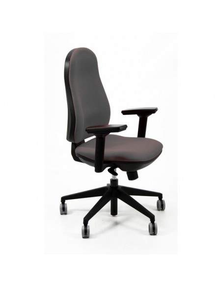 Sedia semidirezionale ergonomica Light Unisit - nero - LLN/BR/IN