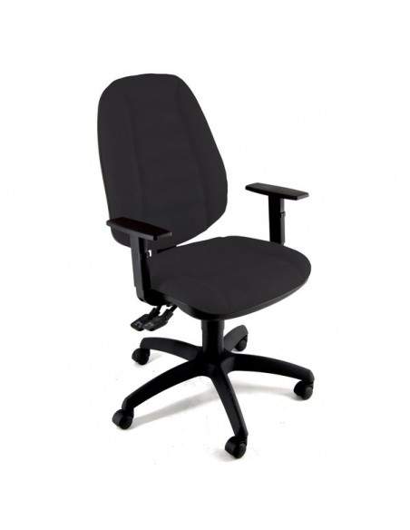 Sedia semidirezionale ergonomica Light Unisit - nero - LLN/BR/IN