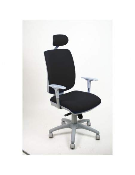 Sedia semidirezionale ergonomica Light Unisit - nero - LLN/BR/IN