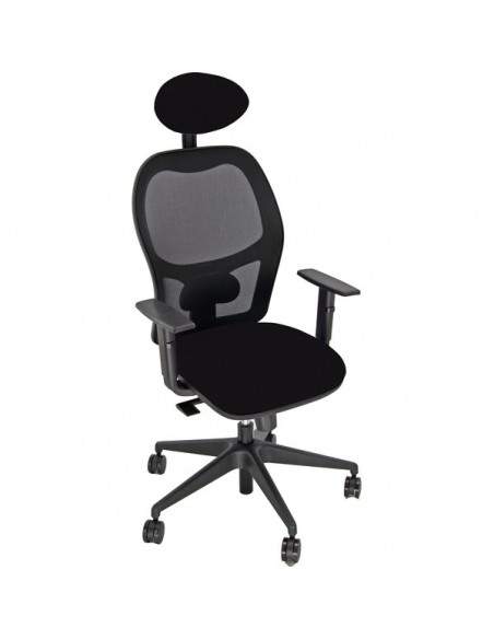 Sedia semidirezionale ergonomica Light Unisit - nero - LLN/BR/IN