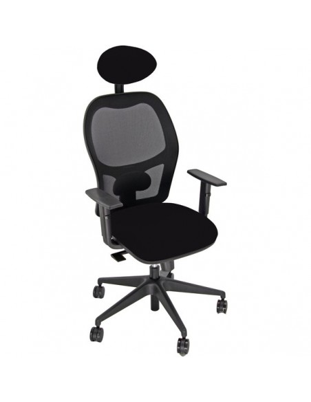 Sedia semidirezionale ergonomica Light Unisit - nero - LLN/BR/IN