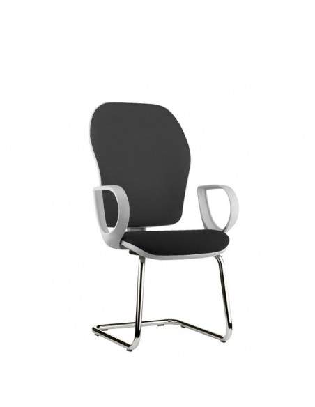 Sedia semidirezionale ergonomica Light Unisit - nero - LLN/BR/IN