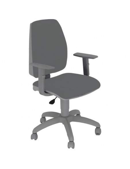 Sedia semidirezionale ergonomica Light Unisit - nero - LLN/BR/IN
