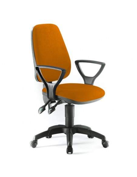 Sedia semidirezionale ergonomica Light Unisit - nero - LLN/BR/IN