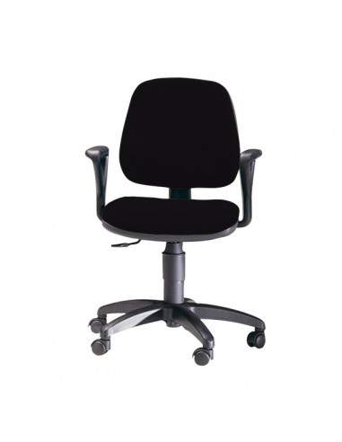 Sedia semidirezionale ergonomica Light Unisit - nero - LLN/BR/IN