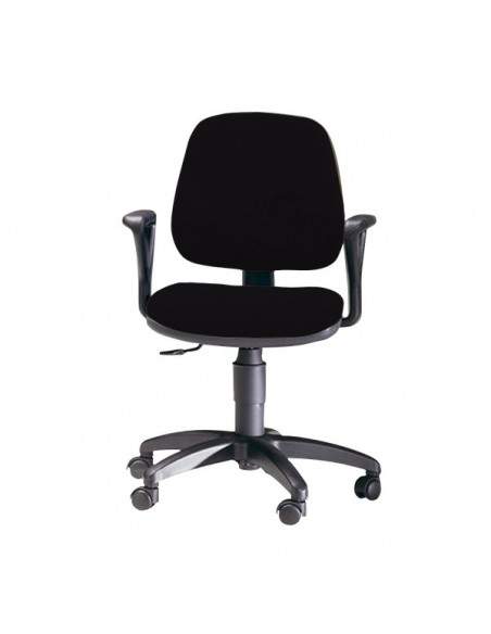 Sedia semidirezionale ergonomica Light Unisit - nero - LLN/BR/IN