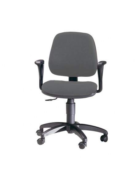 Sedia semidirezionale ergonomica Light Unisit - nero - LLN/BR/IN