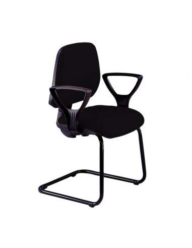 Sedia semidirezionale ergonomica Light Unisit - nero - LLN/BR/IN