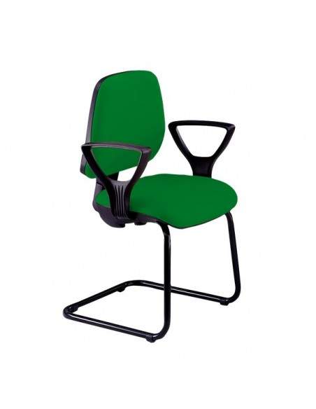Sedia semidirezionale ergonomica Light Unisit - nero - LLN/BR/IN