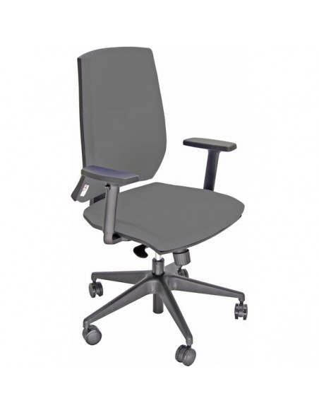 Sedia semidirezionale ergonomica Light Unisit - nero - LLN/BR/IN