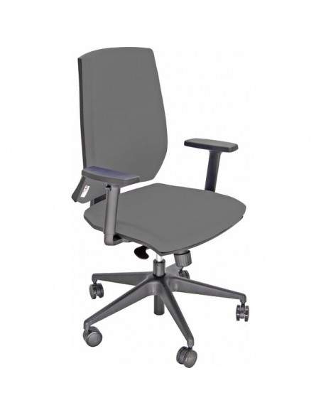 Sedia semidirezionale ergonomica Light Unisit - nero - LLN/BR/IN